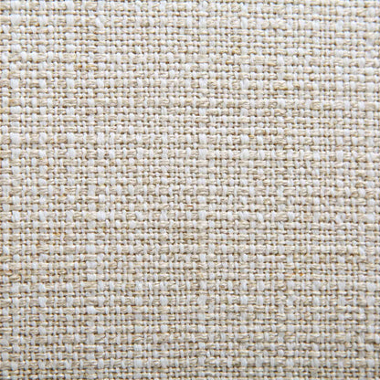 Fauteuil Amboise avec coussin boule, mélange de lin beige