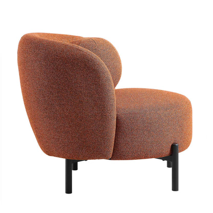 Fauteuil Amboise avec coussin boule, boucle brique
