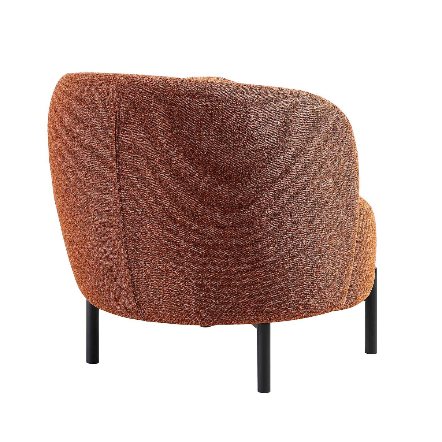 Fauteuil Amboise avec coussin boule, boucle brique