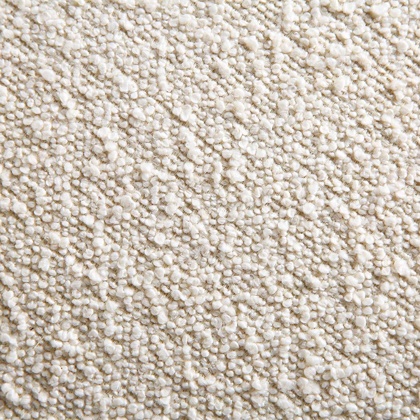 Fauteuil Amboise avec coussin boule, boucle écrue