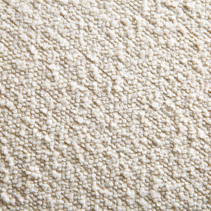 Fauteuil Amboise avec coussin boule, boucle écrue