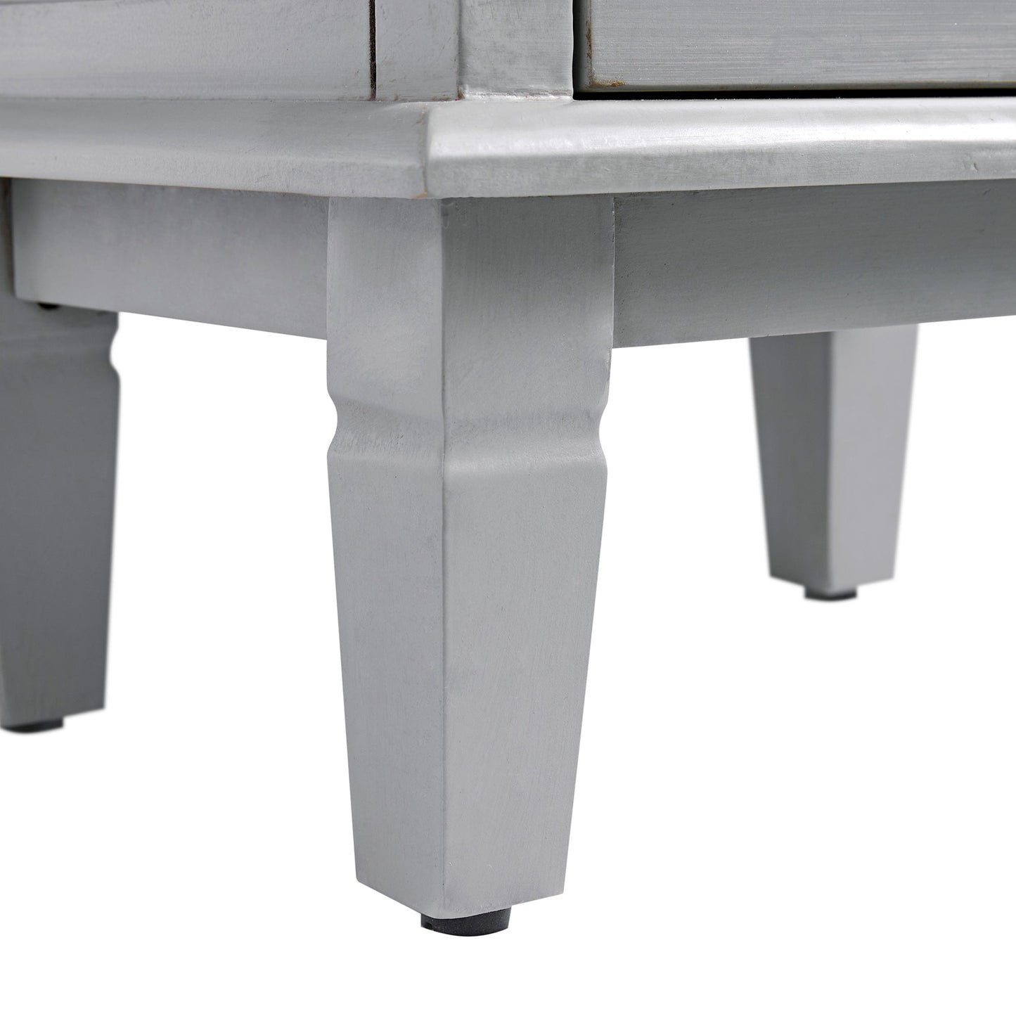 Armoire de salle de bain sculptée Chantilly gris moyen