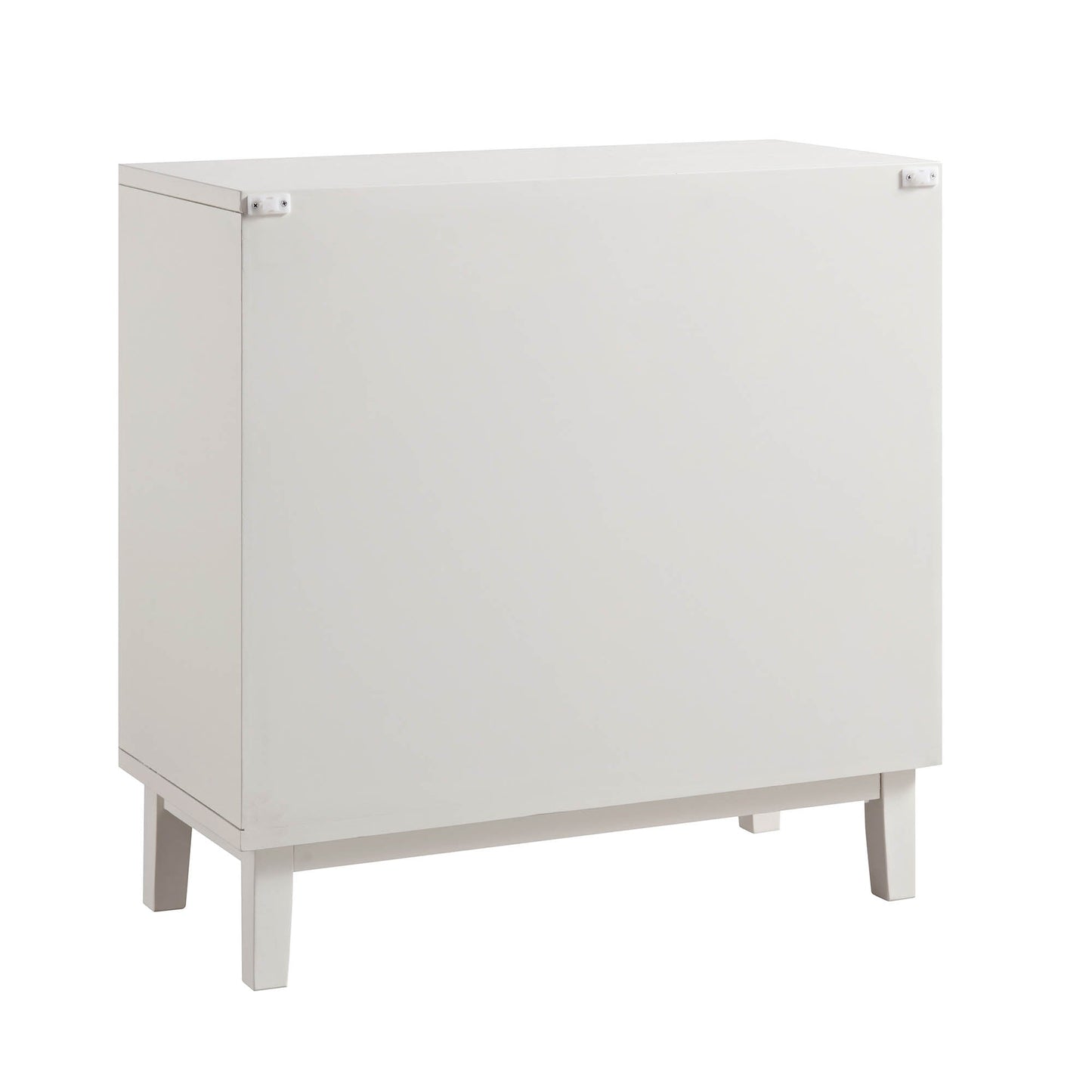 Buffet Bianca Chip sculpté 1 porte 3 tiroirs, beige sable et ivoire