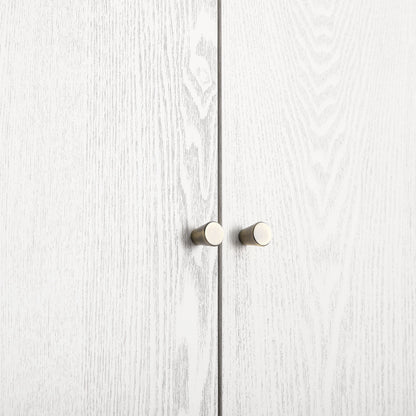 Grand meuble de rangement Maude, frêne blanc lavé