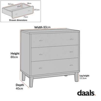 Commode 3 tiroirs sculptée Bianca Chip, bronze antique et noir