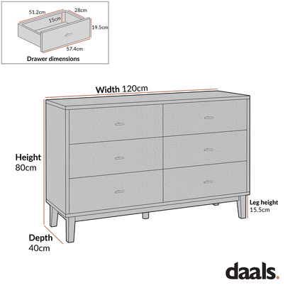 Commode 6 tiroirs sculptée Bianca Chip, bronze antique et noir