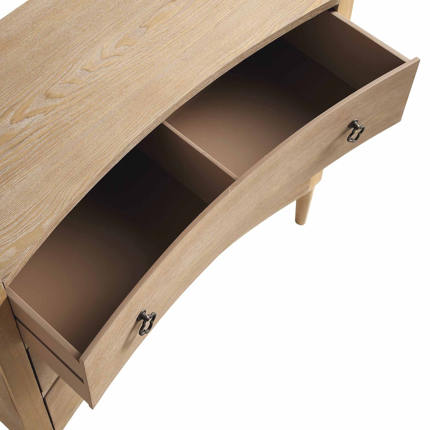 Commode concave Thalia, naturelle