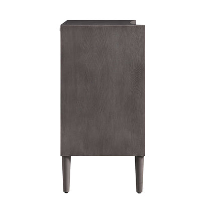 Commode concave Thalia, chêne argenté