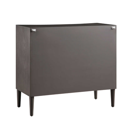 Commode concave Thalia, chêne argenté