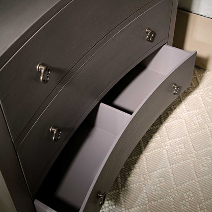 Commode concave Thalia, chêne argenté