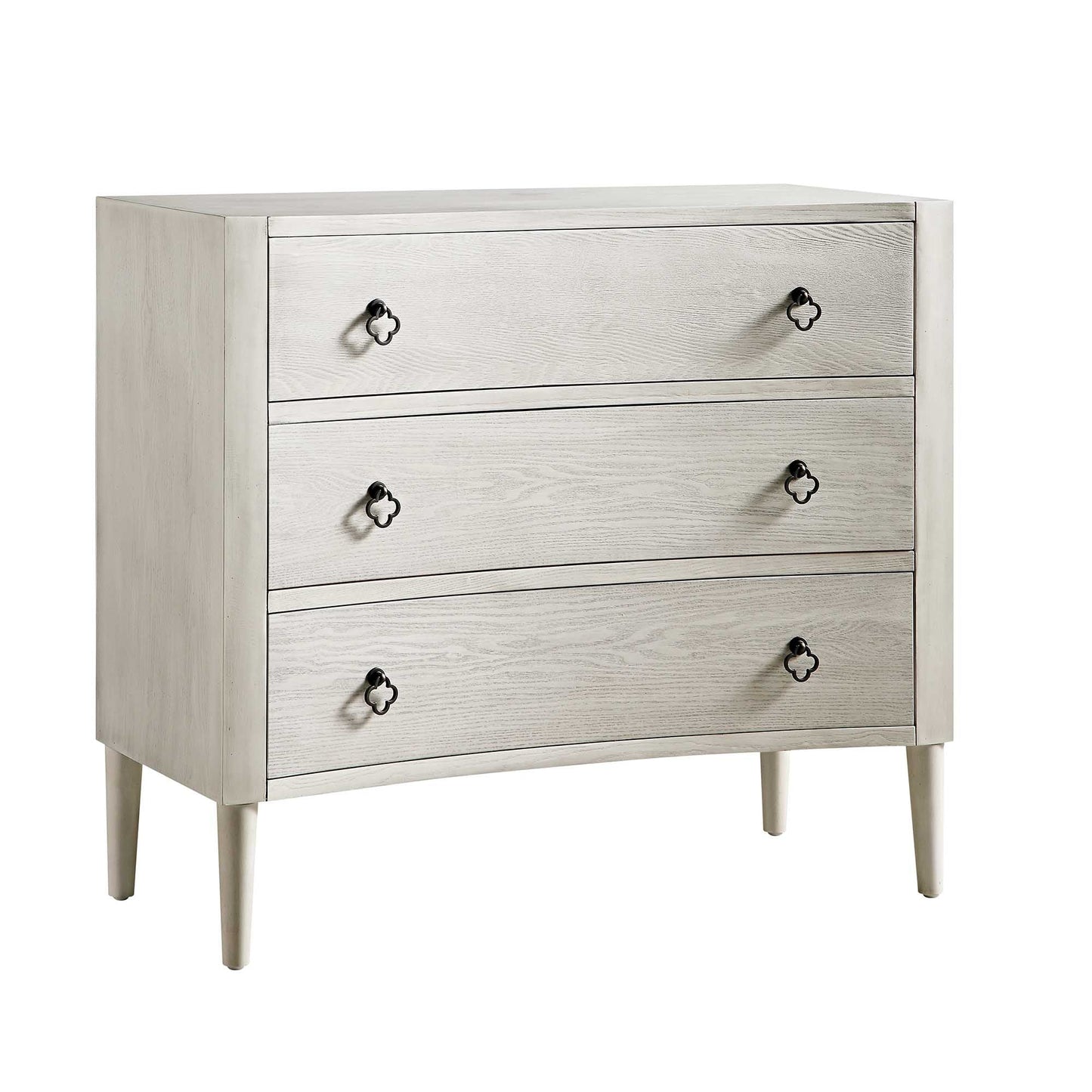 Commode concave Thalia, blanc délavé