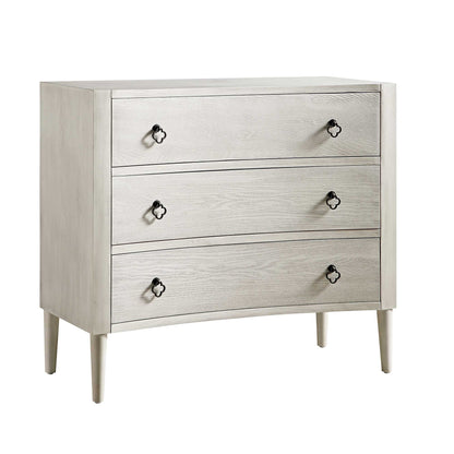 Commode concave Thalia, blanc délavé