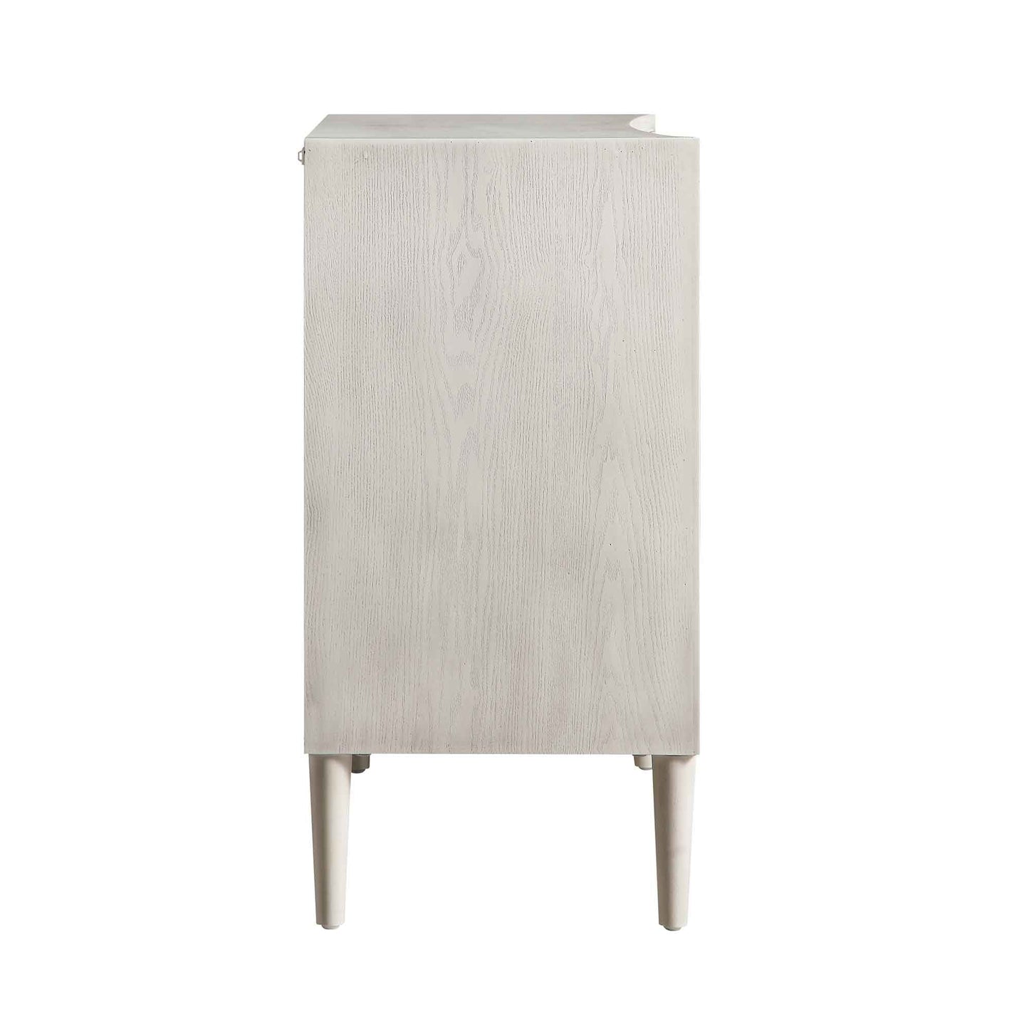 Commode concave Thalia, blanc délavé