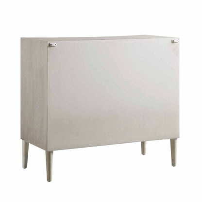 Commode concave Thalia, blanc délavé