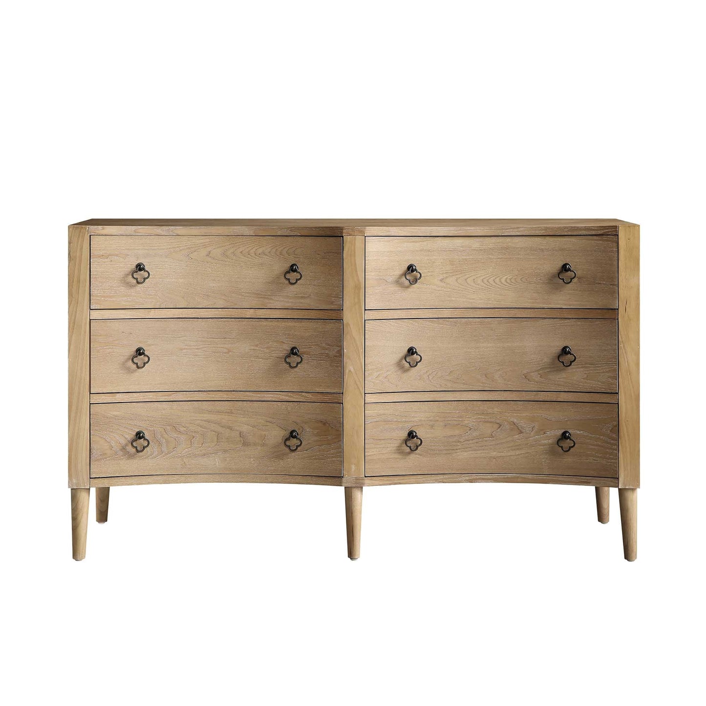 Commode double concave Thalia, naturelle