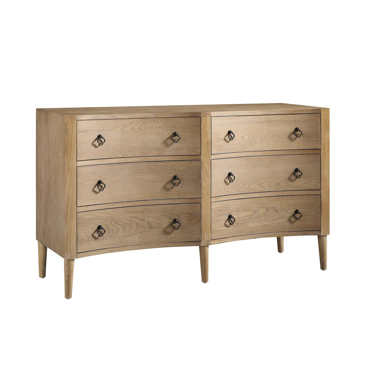 Commode double concave Thalia, naturelle