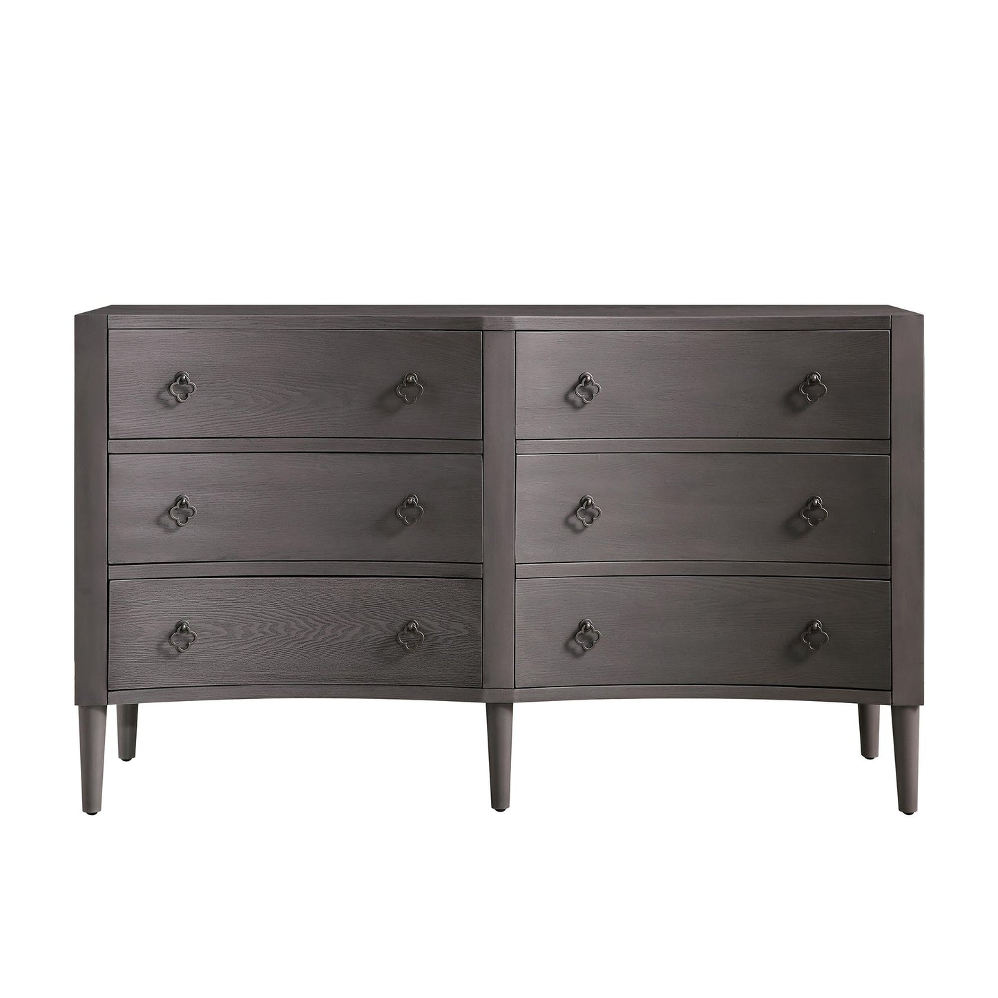 Commode double concave Thalia, chêne argenté