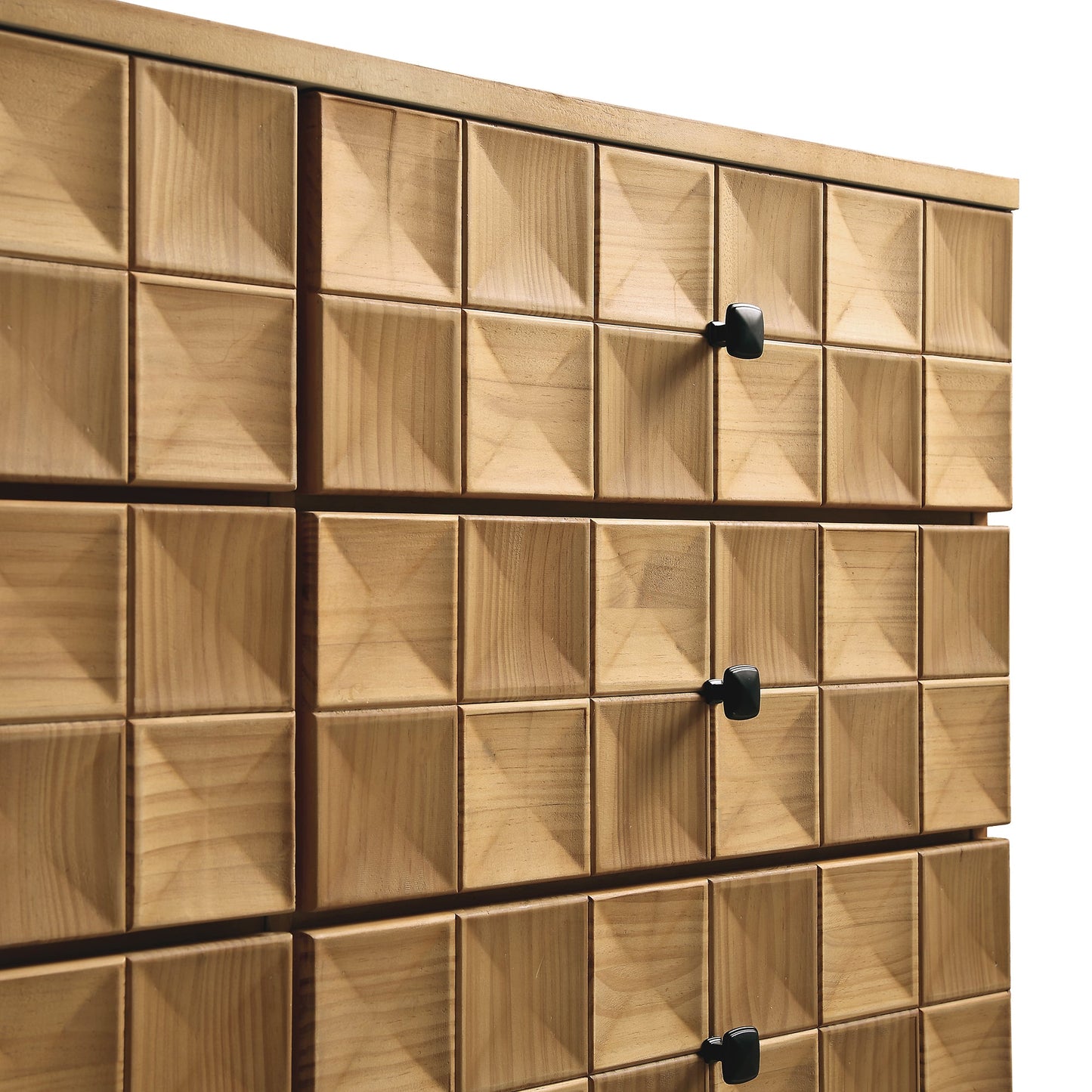 Commode Gibbs à 6 tiroirs, naturelle