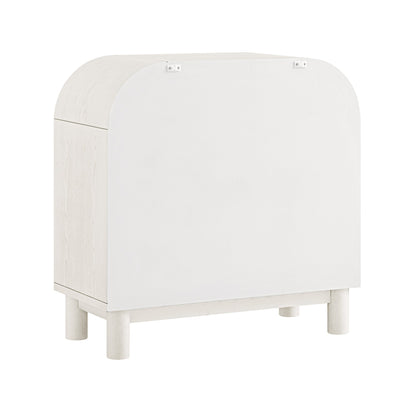 Commode 3 tiroirs Maude, frêne blanc lavé