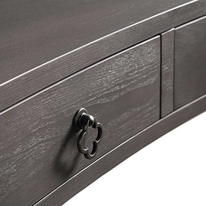 Coiffeuse concave Thalia, chêne argenté