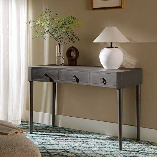 Coiffeuse concave Thalia, chêne argenté