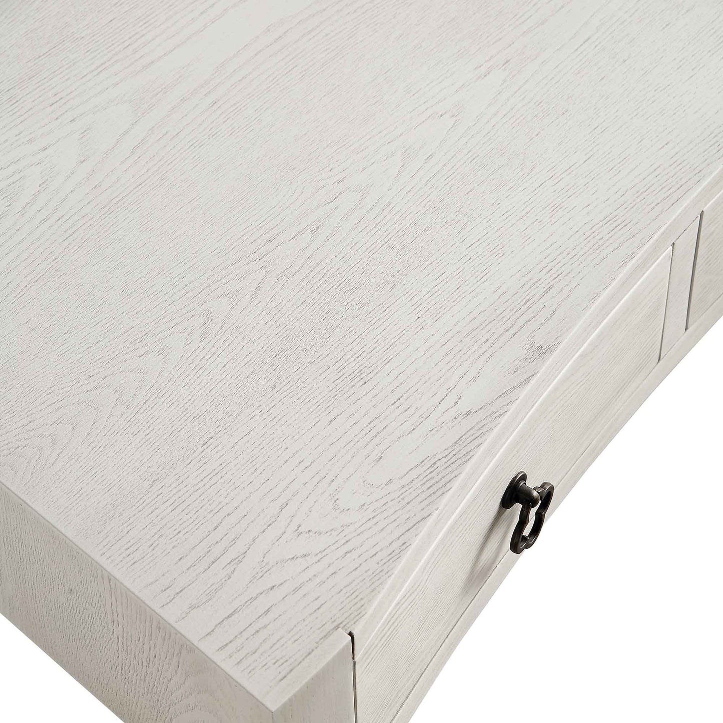 Coiffeuse concave Thalia, blanc délavé