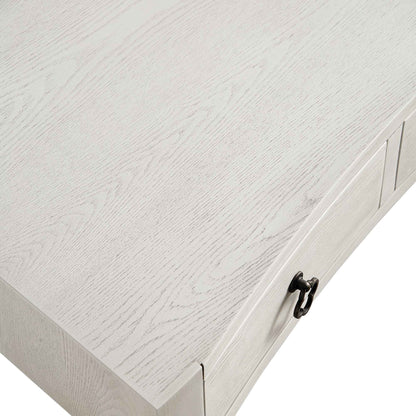 Coiffeuse concave Thalia, blanc délavé