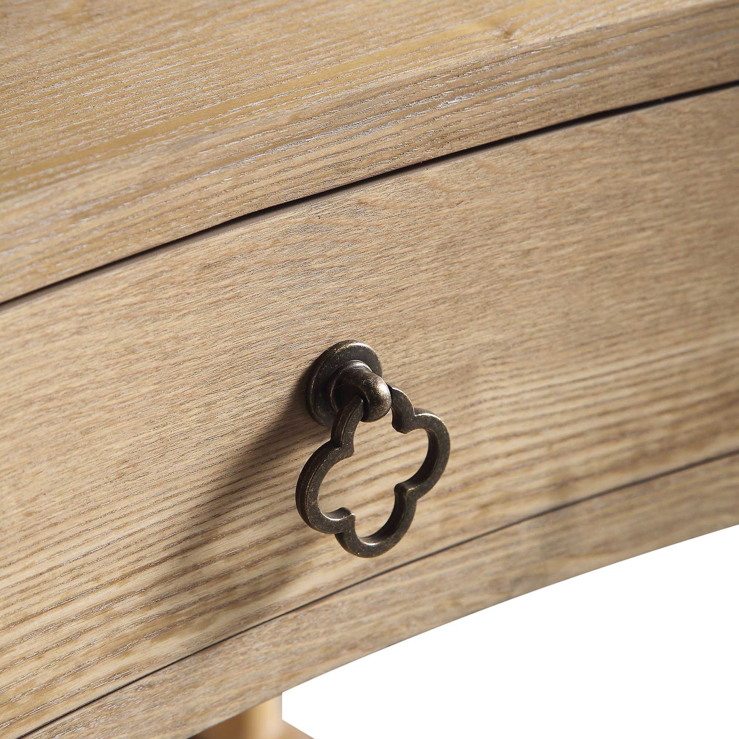 Table de chevet concave Thalia à 1 tiroir, naturelle