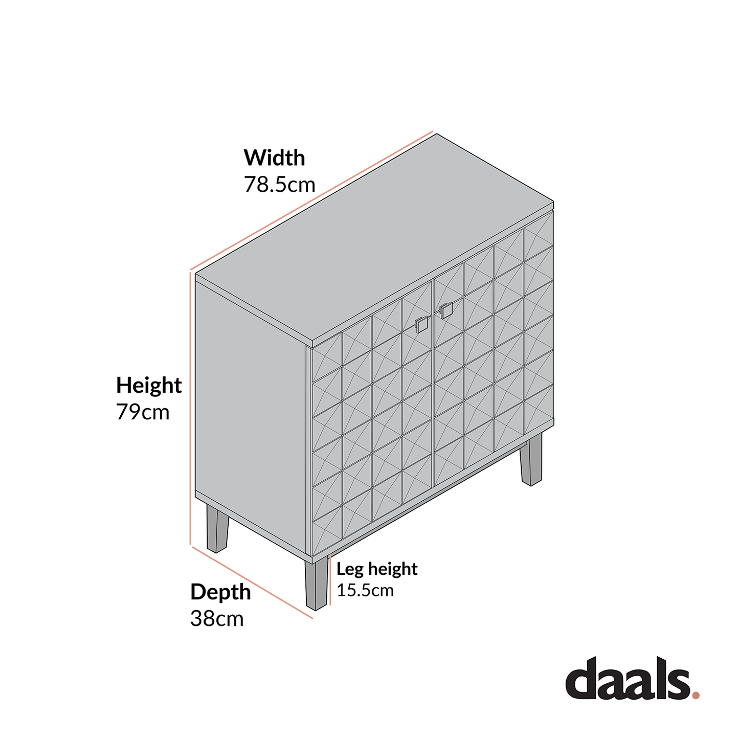 Petit buffet Gibbs, naturel