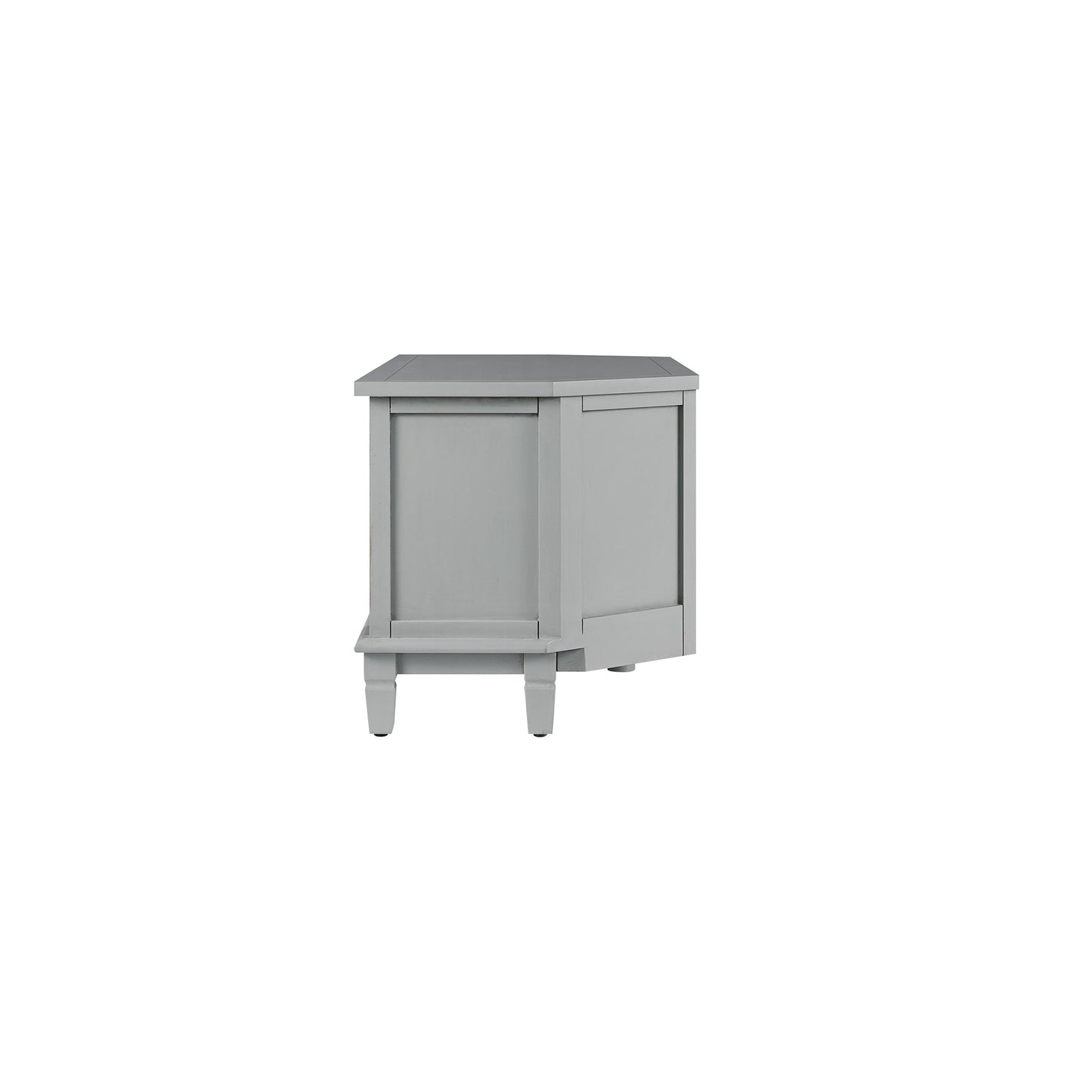 Meuble TV d'angle Chantilly gris moyen