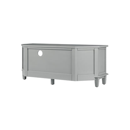 Meuble TV d'angle Chantilly gris moyen