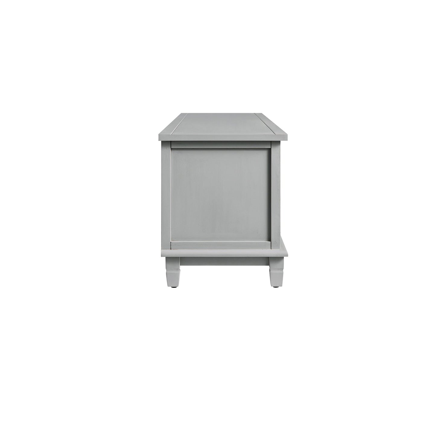 Meuble TV Chantilly gris moyen 150 cm de large