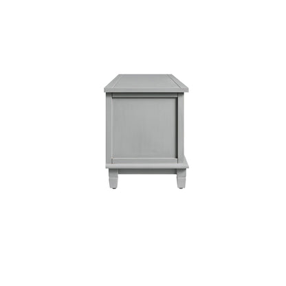 Meuble TV Chantilly gris moyen 150 cm de large