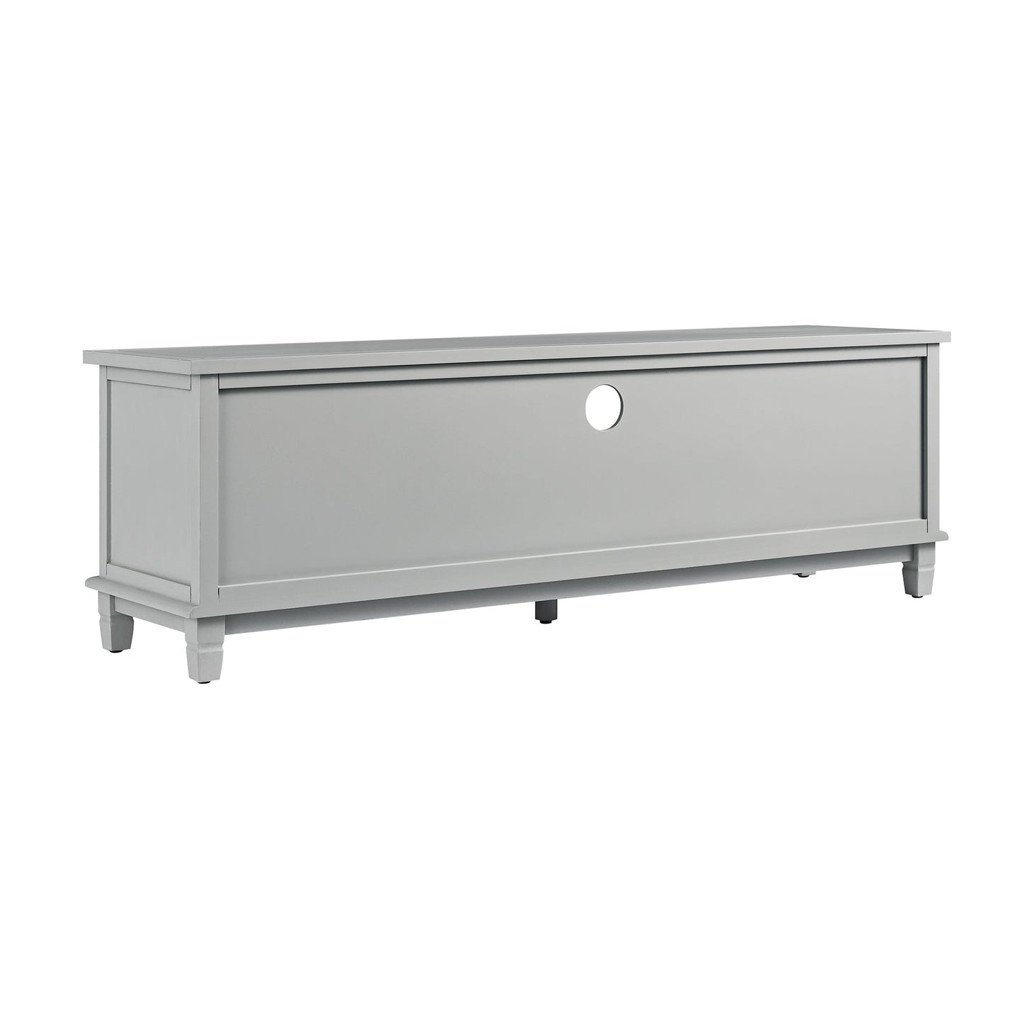 Meuble TV Chantilly gris moyen 150 cm de large