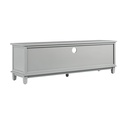 Meuble TV Chantilly gris moyen 150 cm de large