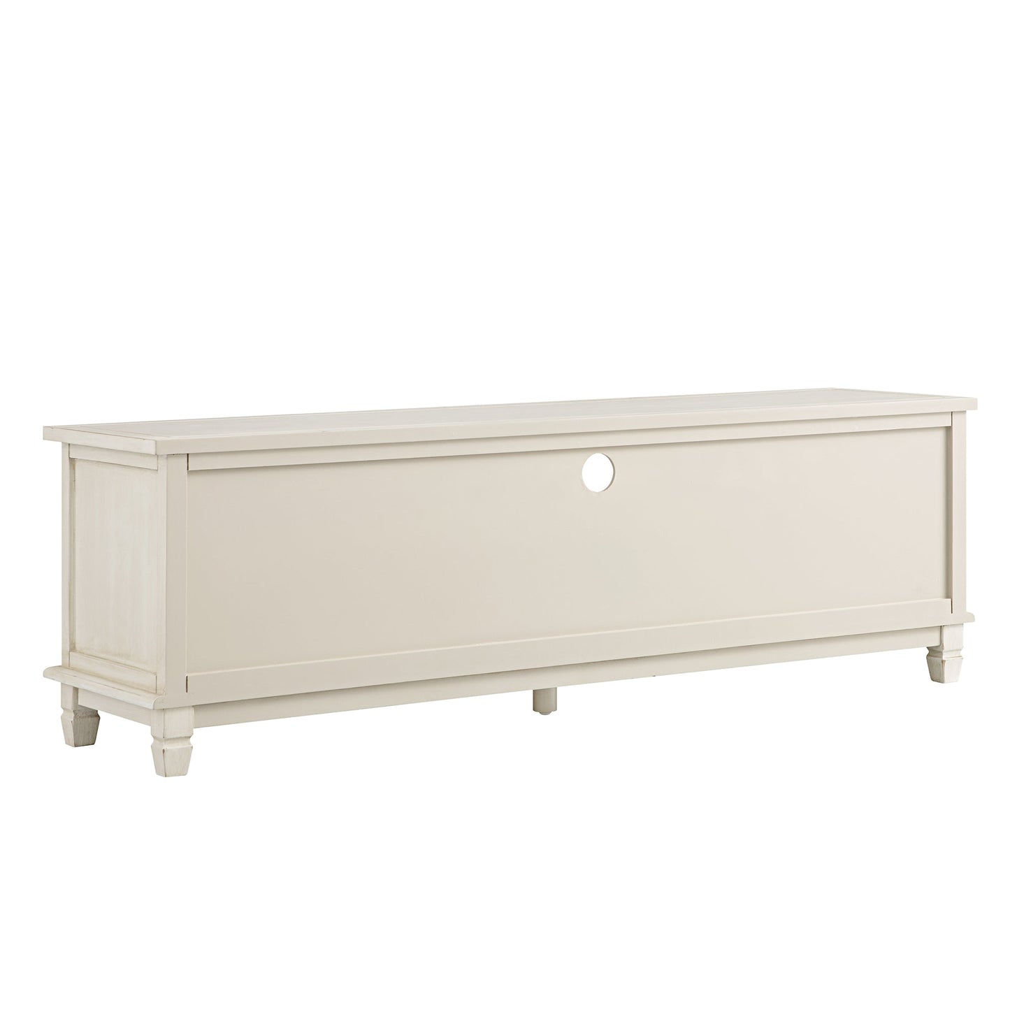 Meuble TV Chantilly blanchi à la chaux de 150 cm de large