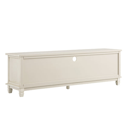 Meuble TV Chantilly blanchi à la chaux de 150 cm de large