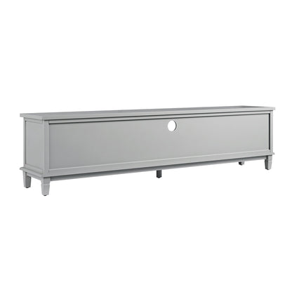 Meuble TV Chantilly gris moyen 200 cm de large