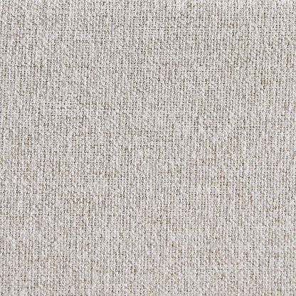 Lit rembourré à boutons profonds Leamington, tissu avoine