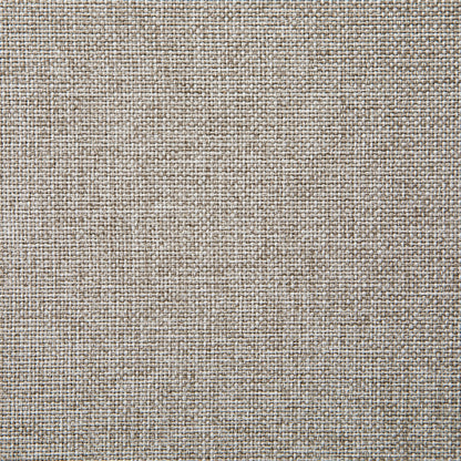 Lit avec sommier tapissier en bois Luella, tissu sable