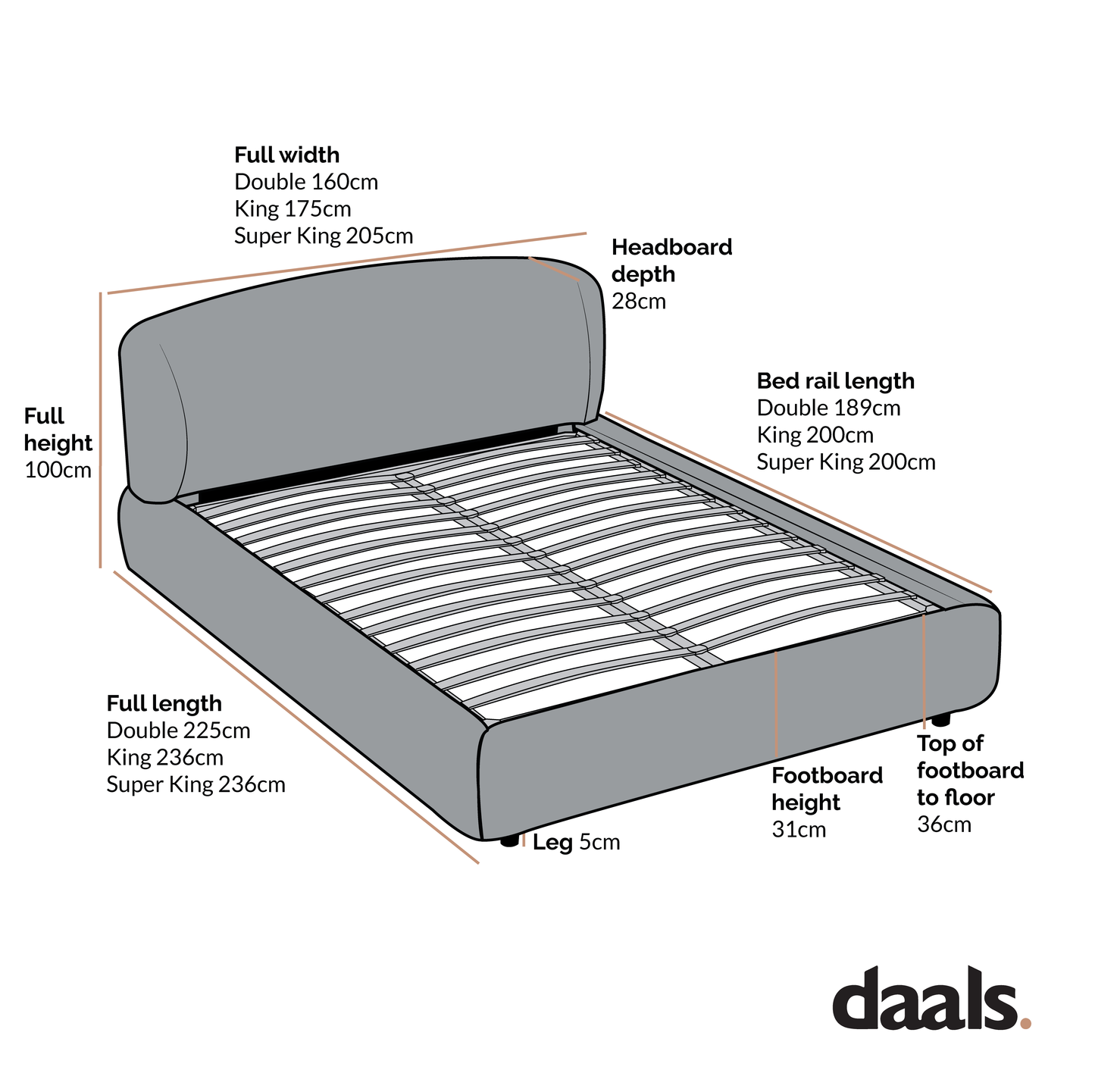 Lit ottoman de rangement Constance avec tête de lit à oreilles, lin beige