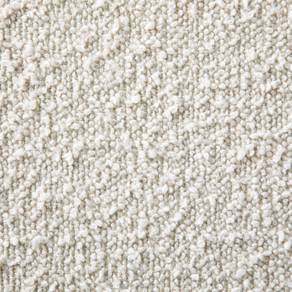 Lit de rangement rembourré à oreilles Kimberly, boucle écrue