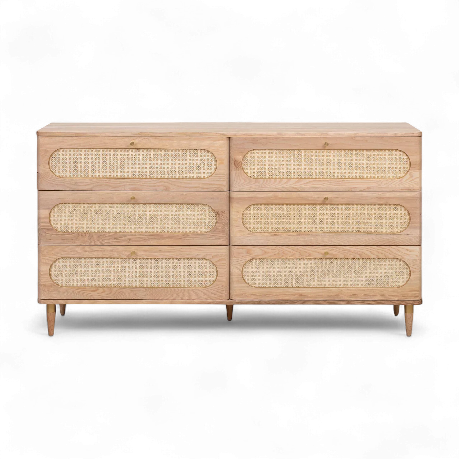 Commode à 6 tiroirs Frost Cane