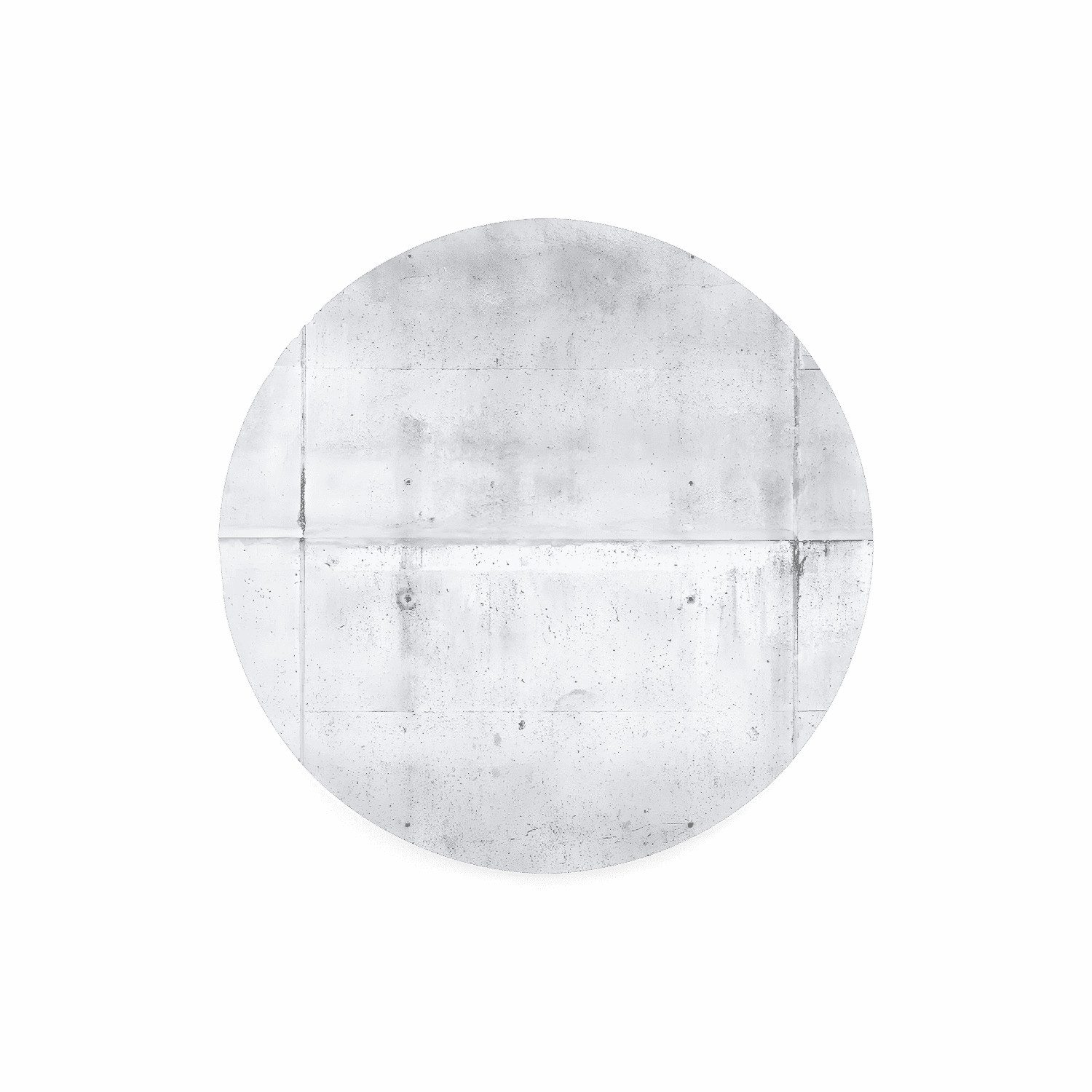 Insert de set de table Couture rond en béton