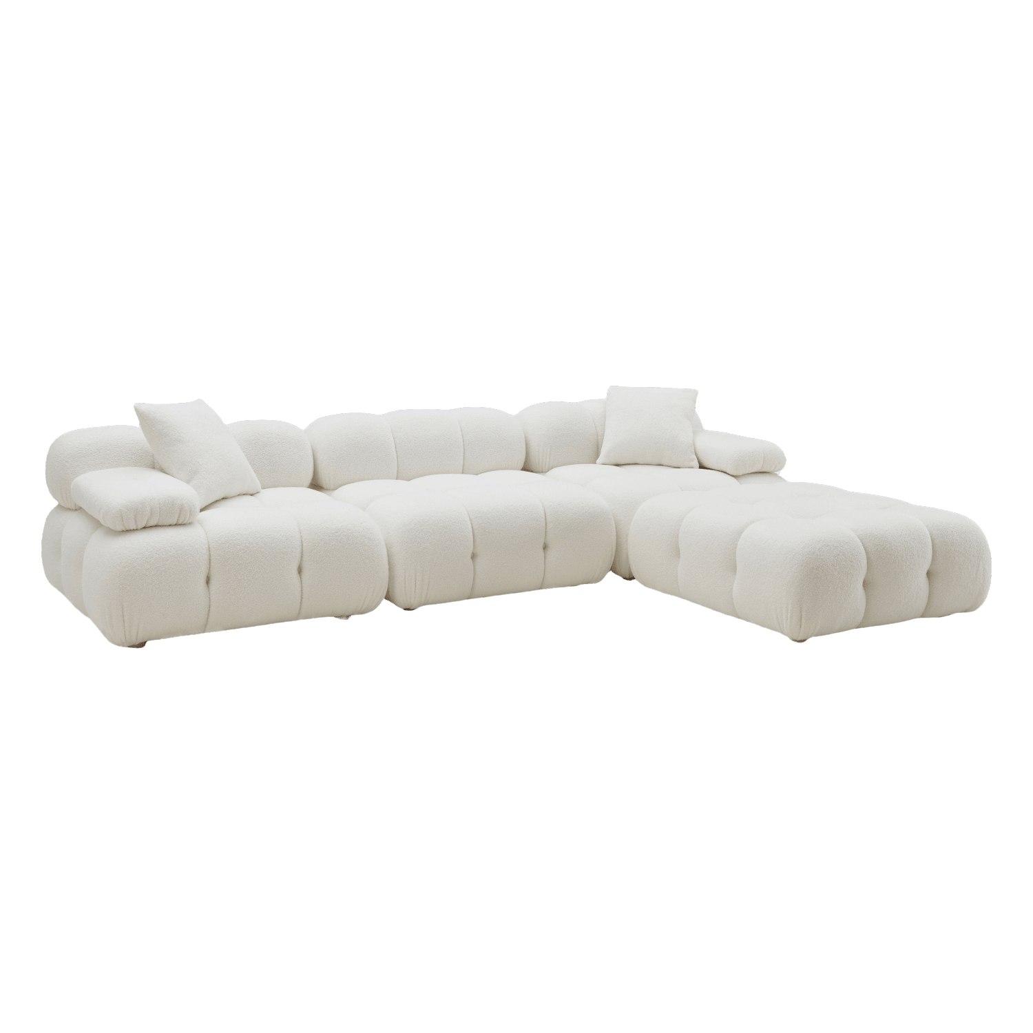 Canapé modulable 4 pièces Solace Off White