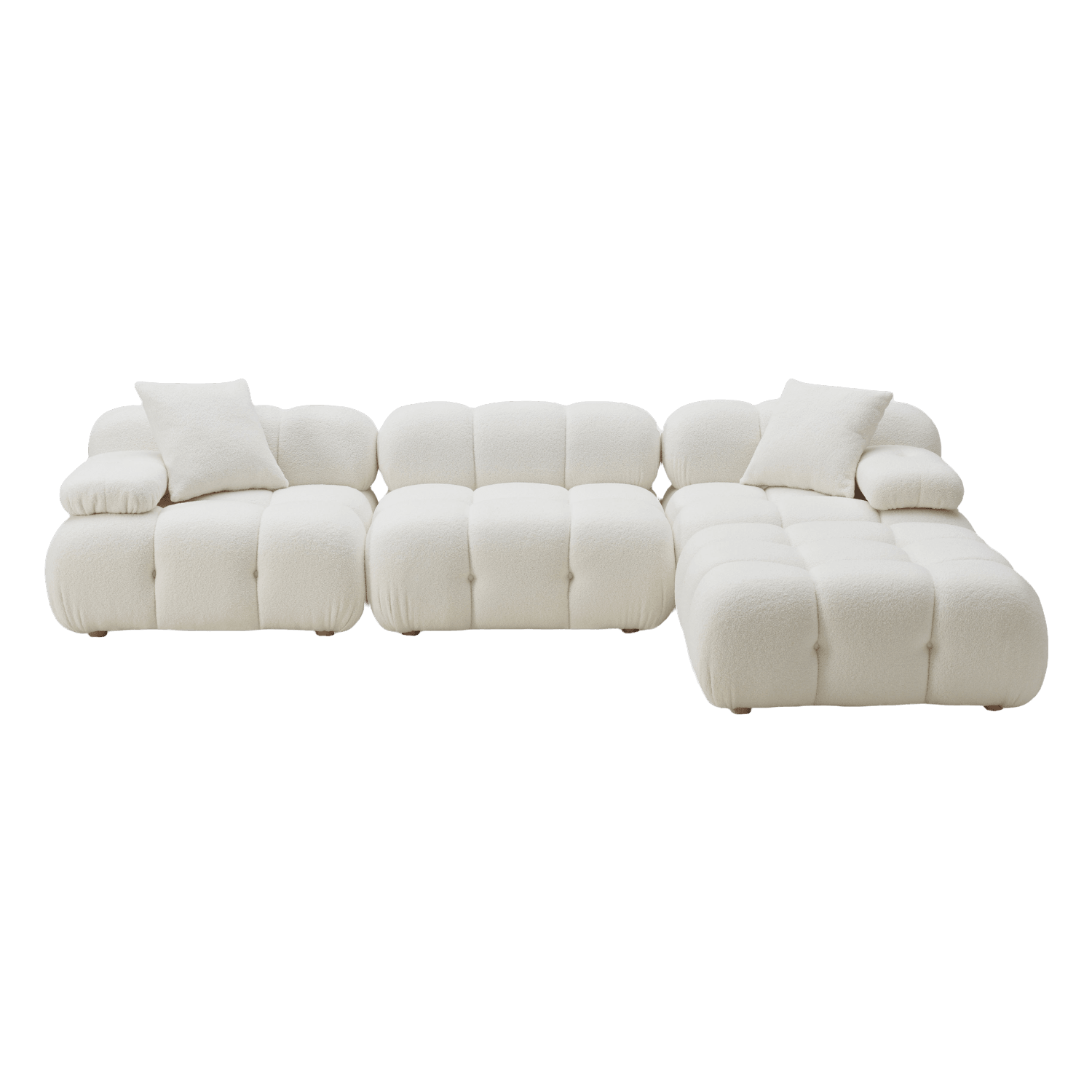 Canapé modulable 4 pièces Solace Off White